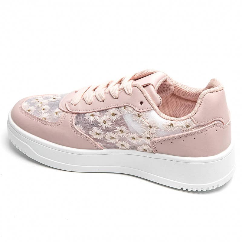 idealshoes - Wholesale Sneakers - Dames - idealshoes dames sneakers met bloemenprint16