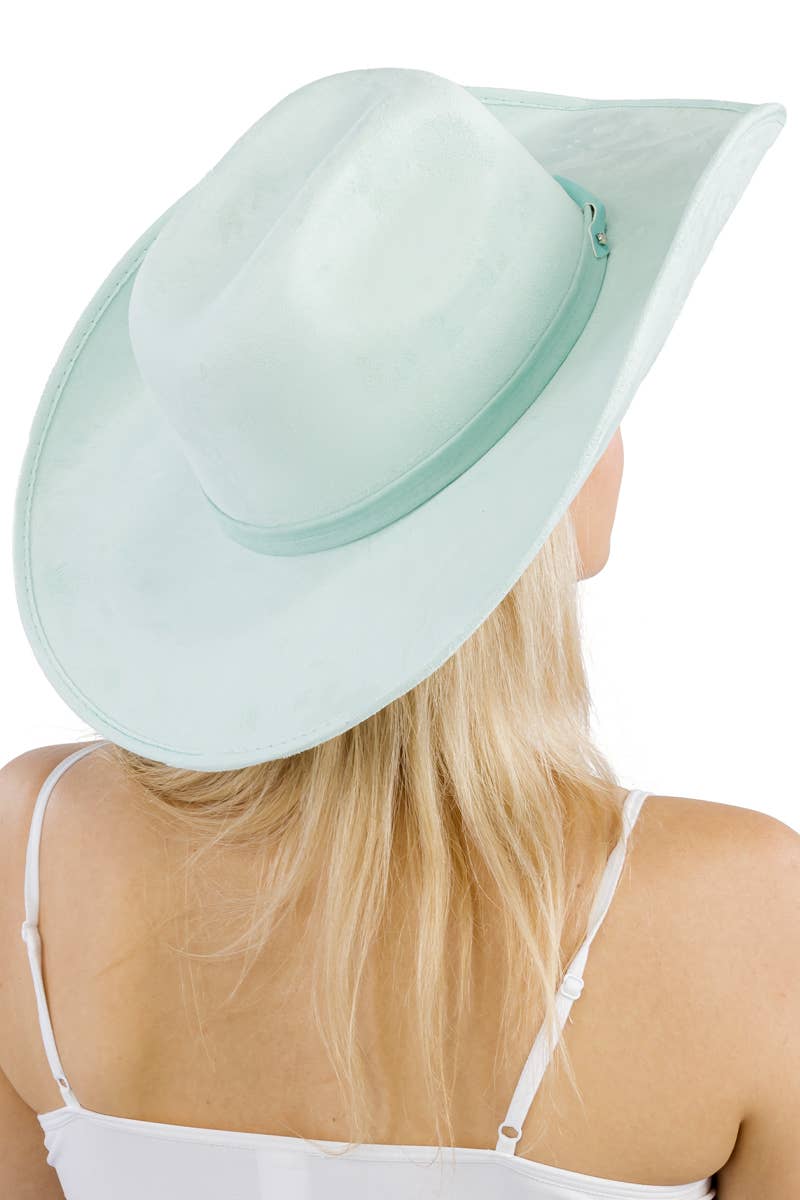 Cap Zone – Engroshandel Cowboyhat - Dame – Falsk nubuck ruskind cutter cowboyhat23