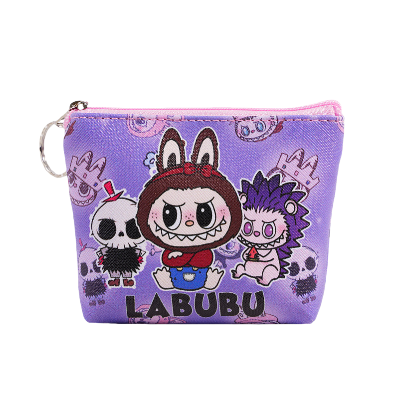 Auraquise - Wholesale Coin Purse - Kids - Cartoon Print Zipper Pouch Coin Purse Card Holder5
