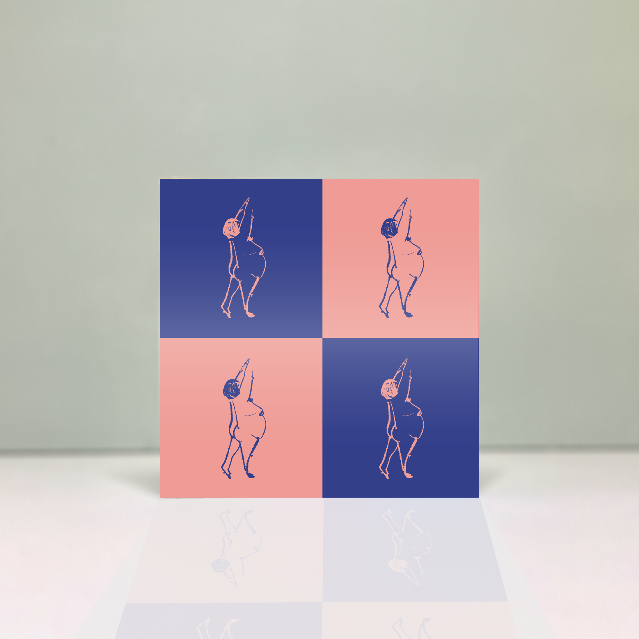 Laura Pomarius - Wholesale Everyday Greeting Card - Nude Dancer - A Unique Body Positive Greeting Card3