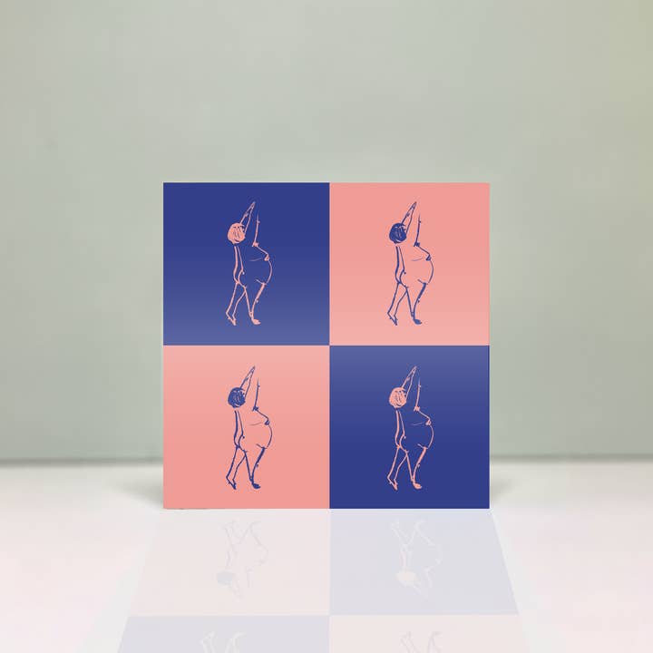 Laura Pomarius - Wholesale Everyday Greeting Card - Nude Dancer - A Unique Body Positive Greeting Card3