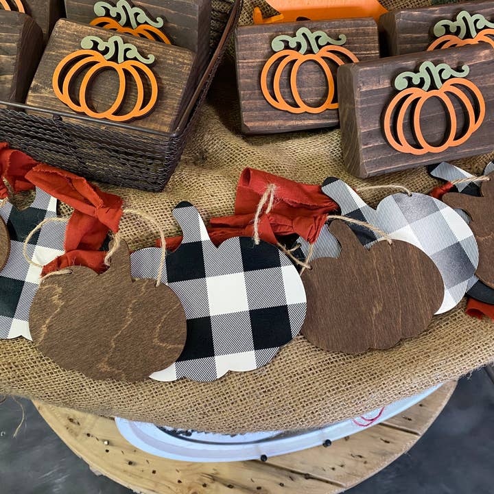 Fall Pumpkin Garland for wholesale by Studio 29 Eleven