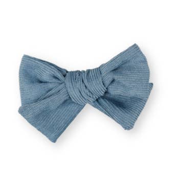 Corduroy Bow - Hair Clip for Children for wholesale by Lox Lion