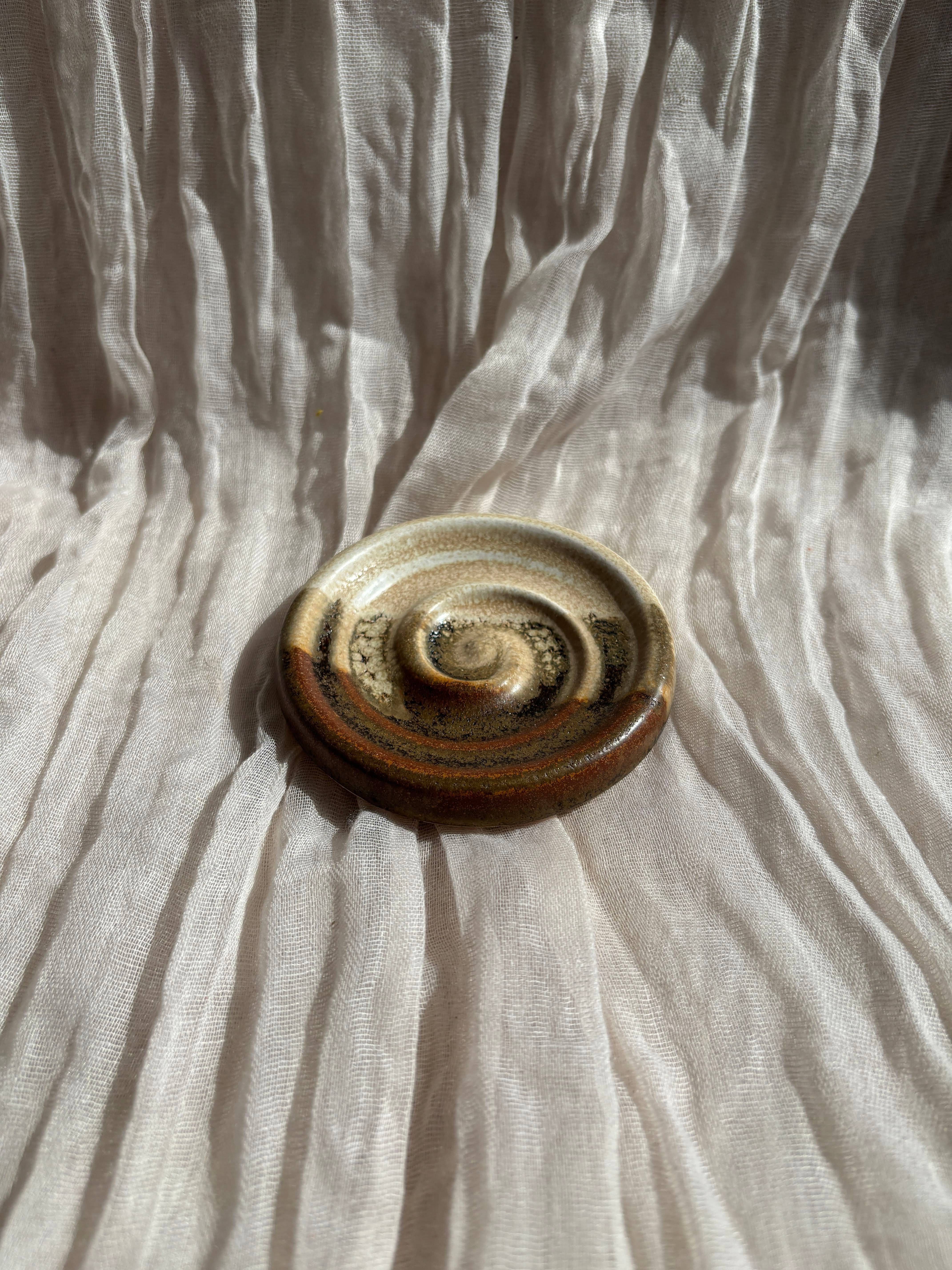 Charlotte Manser Ceramics - Wholesale Bath Soap Dish - Sandstorm Mini Soap Dish3