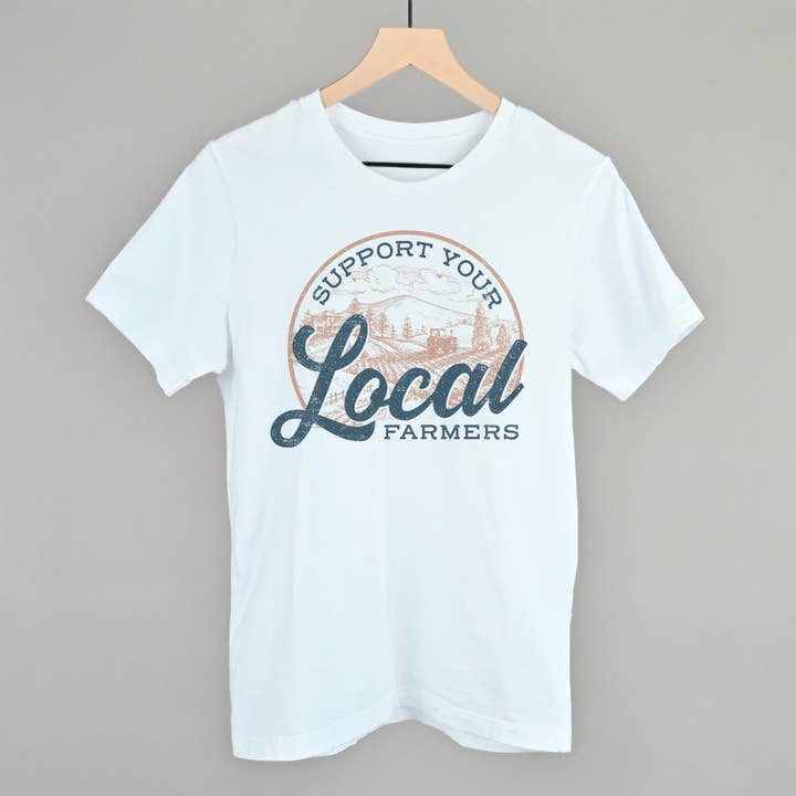 Ivy + Cloth - Wholesale Screen Printed T-Shirt - Women's - Support Your Local Farmers