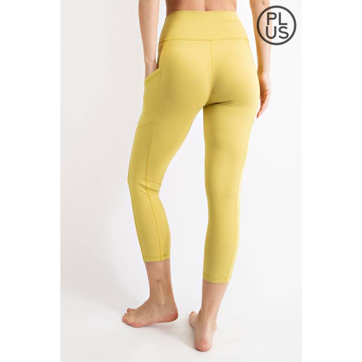 Rae Mode - Wholesale Athletic/Lounge Leggings - Women's - PLUS SIZE V WAIST CAPRI LENGTH LEGGINGS39