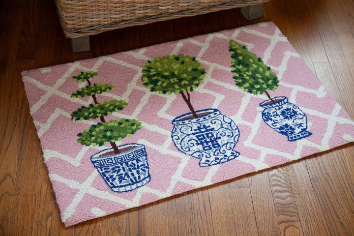 Peking Handicraft – wholesale Area rug – Topiary Collection Hook Rug1