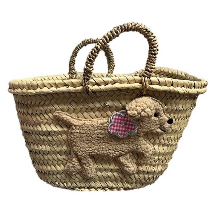 Small kitty dog basket bag for wholesale by Ziegfeld Kids