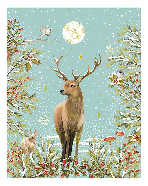 Multi Técnica de Papelería SA - Wholesale Christmas Card - 2603-23611 - Nature Chic Deer0