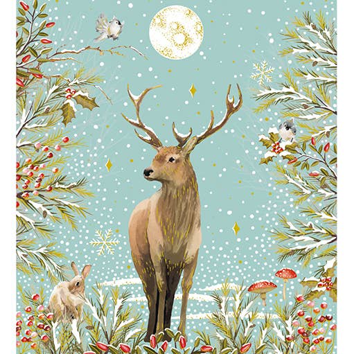 Multi Técnica de Papelería SA - Wholesale Christmas Card - 2603-23611 - Nature Chic Deer