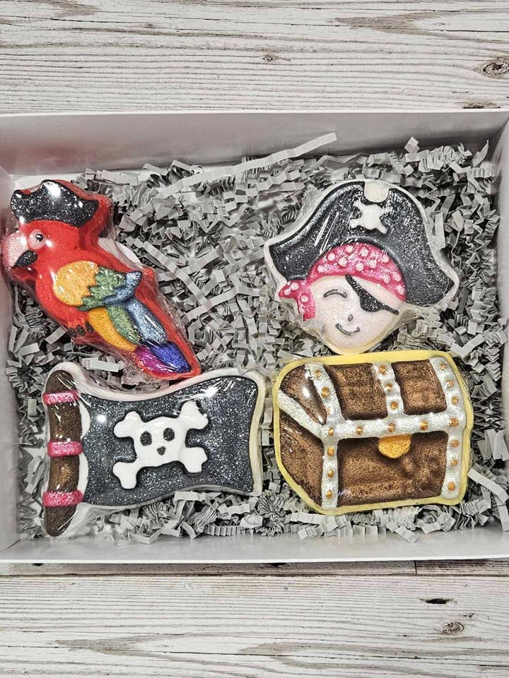 Ahoy There Piraten-Badebomben-Geschenkset für den Großhandel von The Soap Sisters