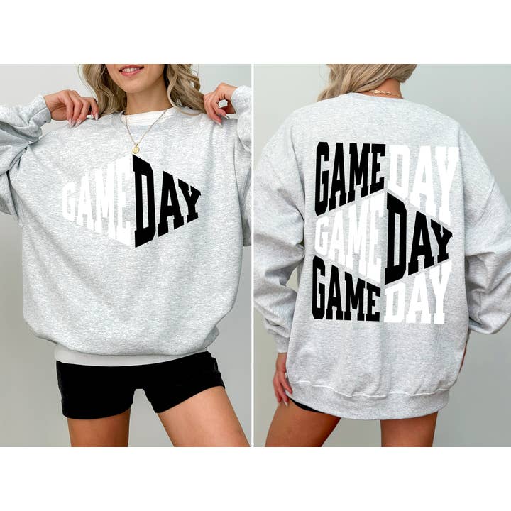 Refinery Number One LLC – Camisola gráfica - Mulher por atacado – Camisola Desportiva Taseira de Futebol Frente e Verso para o Dia do Jogo