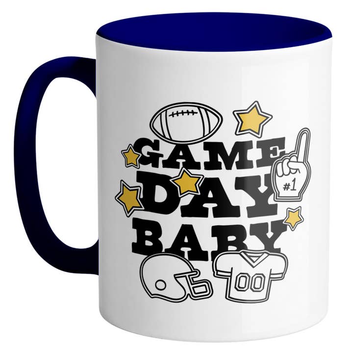 Lucky Luna Apparel - Wholesale Coffee Mug - Game Day Baby Ceramic Mug7
