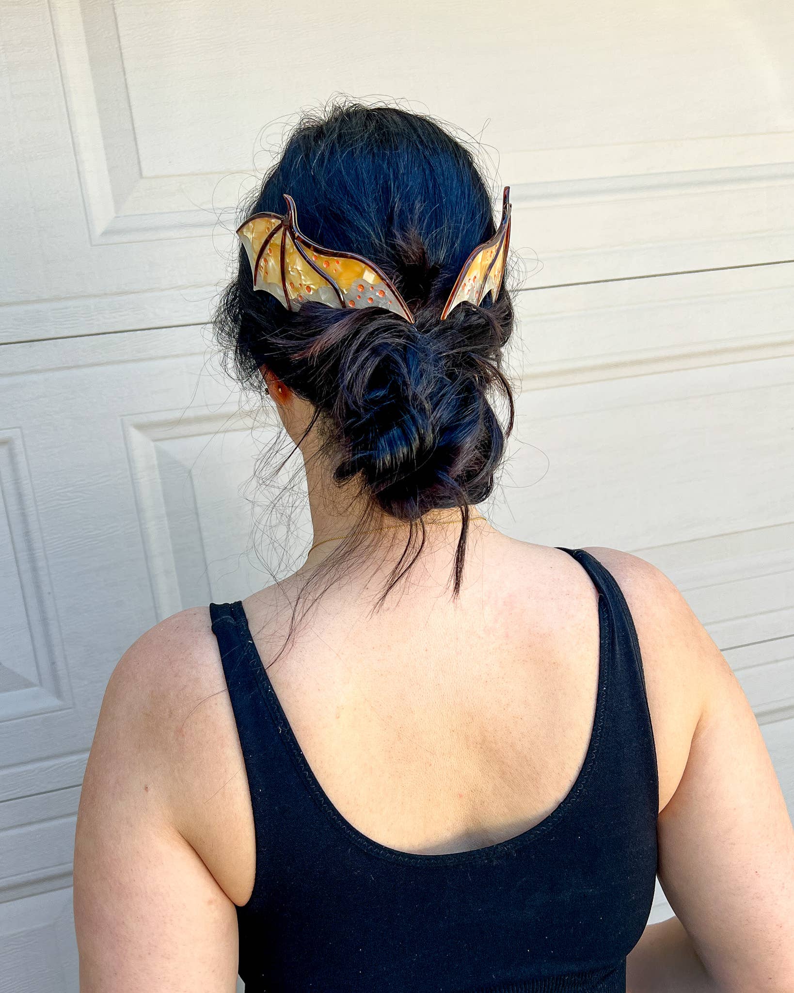 Blissfully Bookish Company - Wholesale Hair Accessories Set - Women's - Gold Dragon Wing Comb Set | Fantasy Gifts4