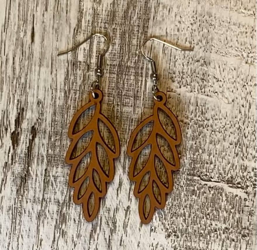 Holly and Liz - Wholesale Dangle Earrings - Multi Leaf Drop1