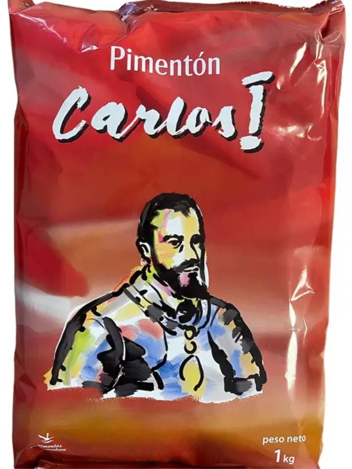 Carlos I 1Kg Non-Smoked Spicy Paprika Bag for wholesale by ORENCIO HOYO, S.L.