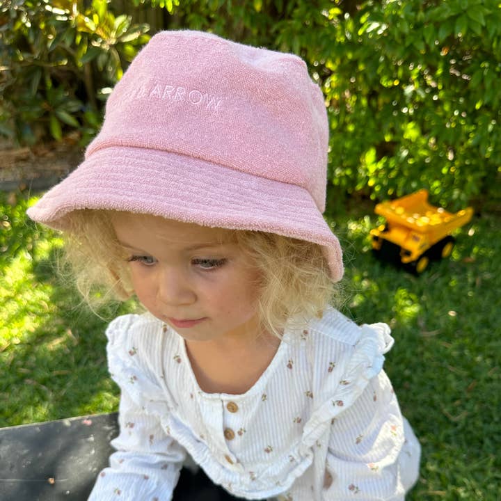 Terry Towelling Bucket Hat - Blush and other Purchase Wholesale terry cloth bucket hat. Free Returns & Net 60 Terms on Faire trending on Faire.