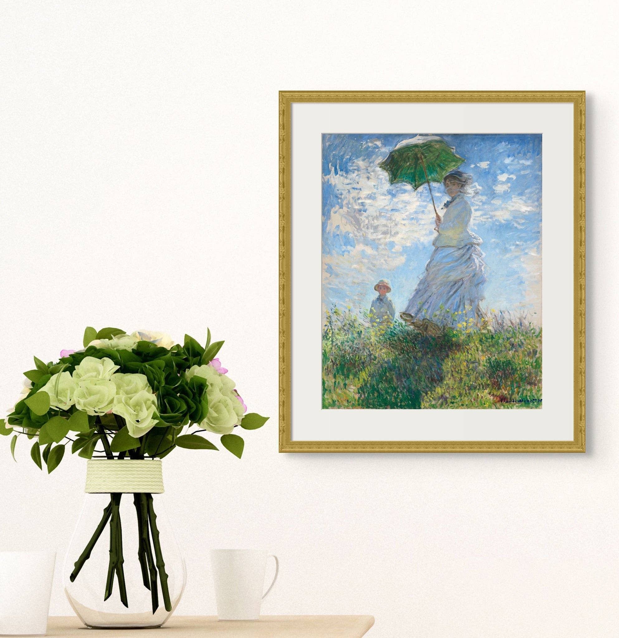 Milisima Studio - Wholesale Art Print - Woman with a Parasol - Madame Monet and Her Son (1875)1