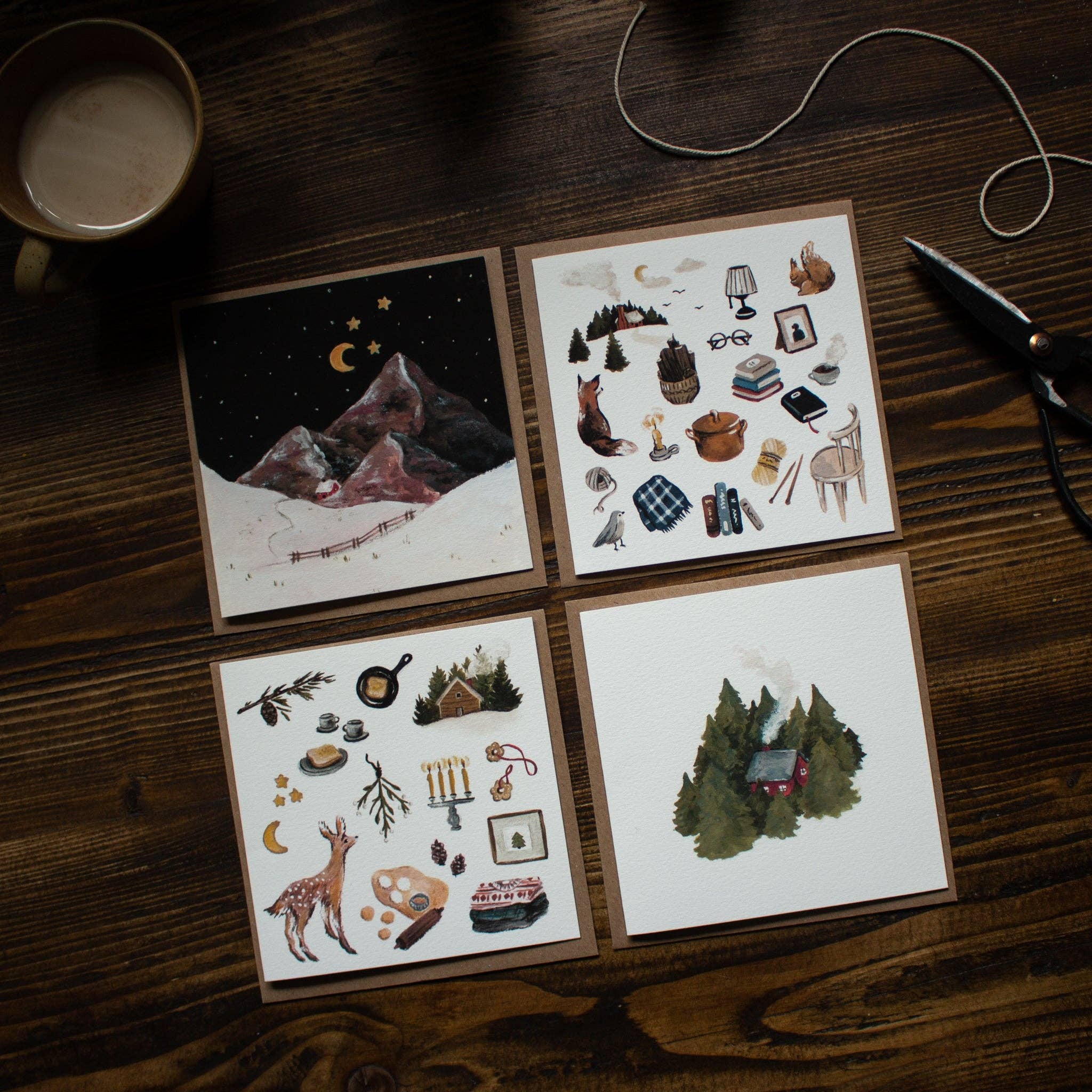 studiosatsch - Vente Carte de vœux classique - Carte Simple Living1