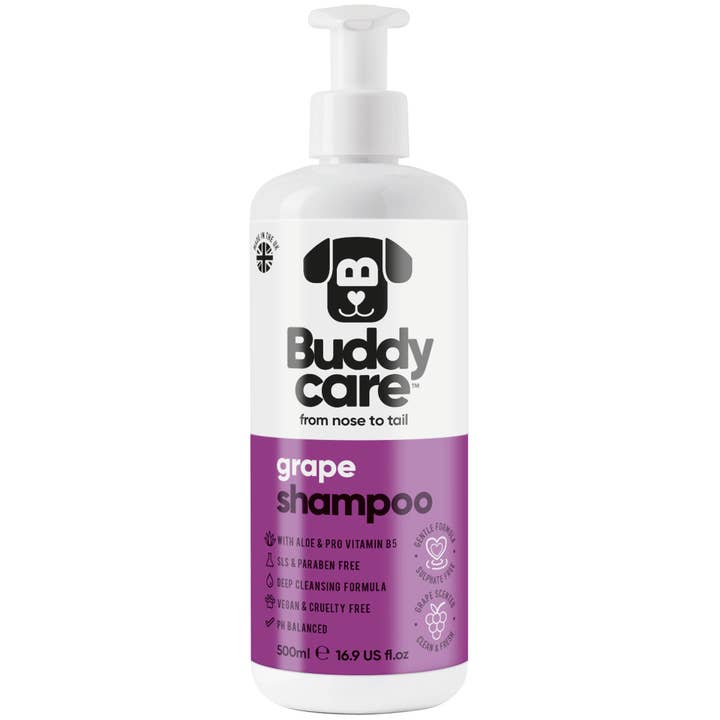 Buddycare Dog Shampoo - Grape - 500ml / 16.9 fl oz for wholesale by Buddycare