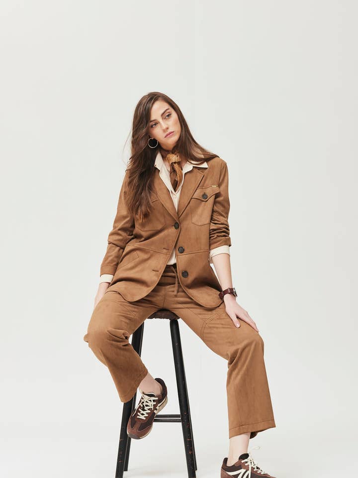 Lespin ruskindsjakke for engroshandel hos OKY