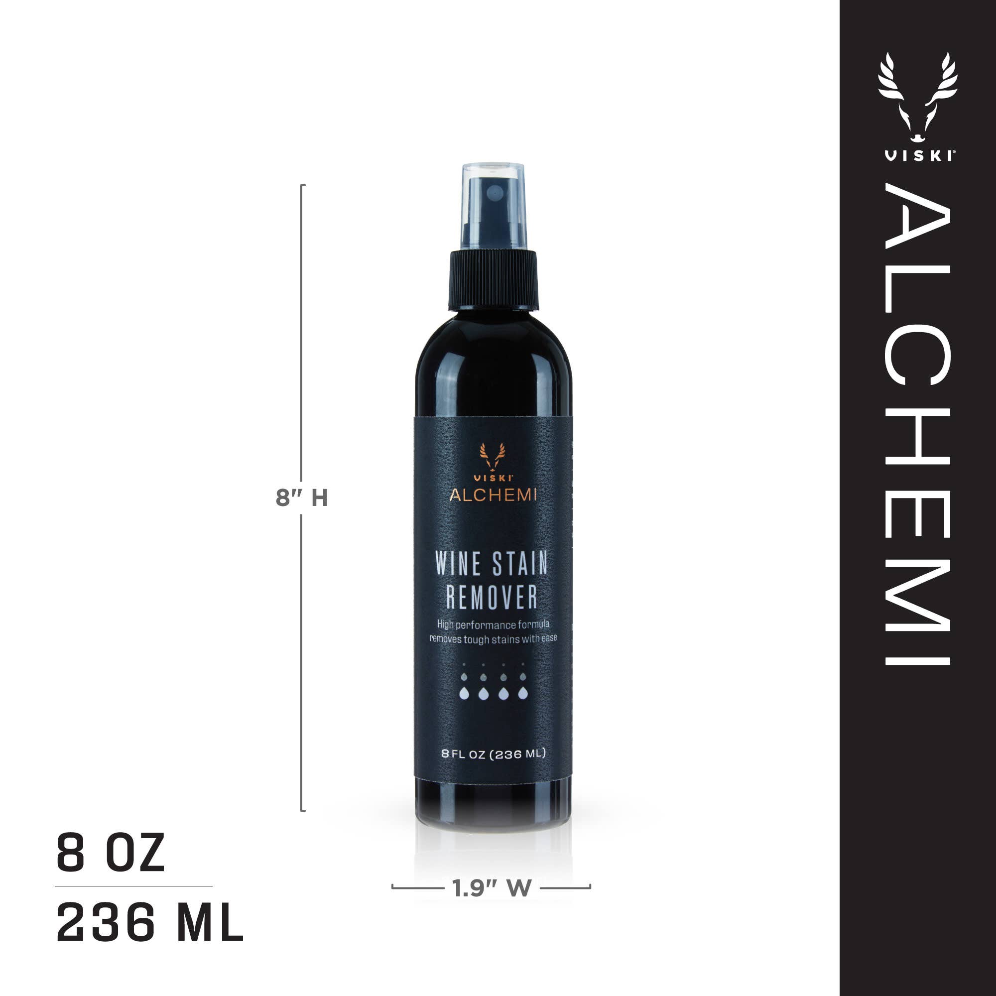 Viski - Vente Détachant - Détachant pour vin, jus et café Alchemi™ 4 oz ou 8 oz10