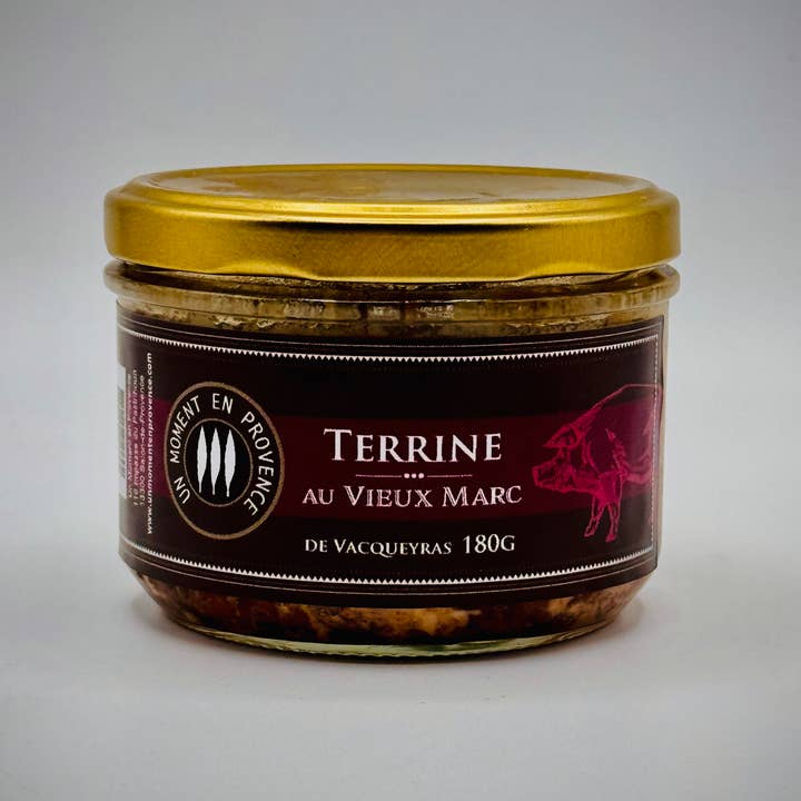 UN MOMENT EN PROVENCE - Wholesale Tapenade - Terrine with Marc de Vacqueyras in 180g 🍷1