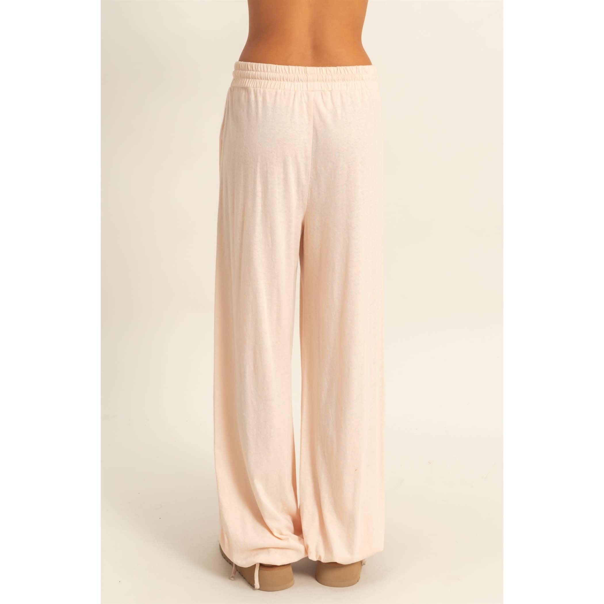 HYFVE - Wholesale Pants - Women's - High Waist Drawstring Wide Leg Pants2