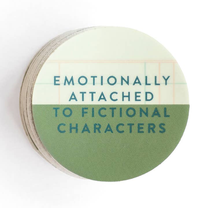 Emotionally Attached Decal Sticker for wholesale by Studio Calico