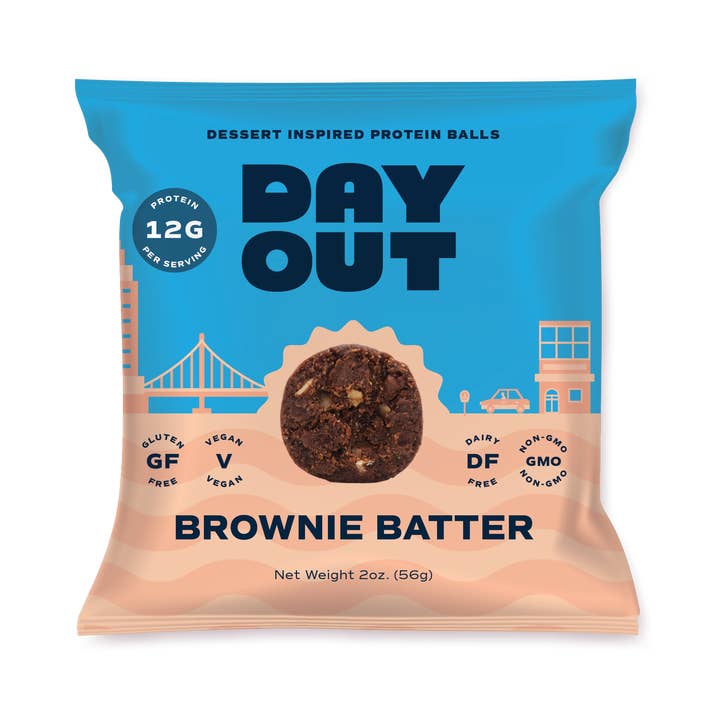 Boules protéinées pâte à brownie 2 oz - À emporter, pack de 40 pour la vente par Protein Power Ball