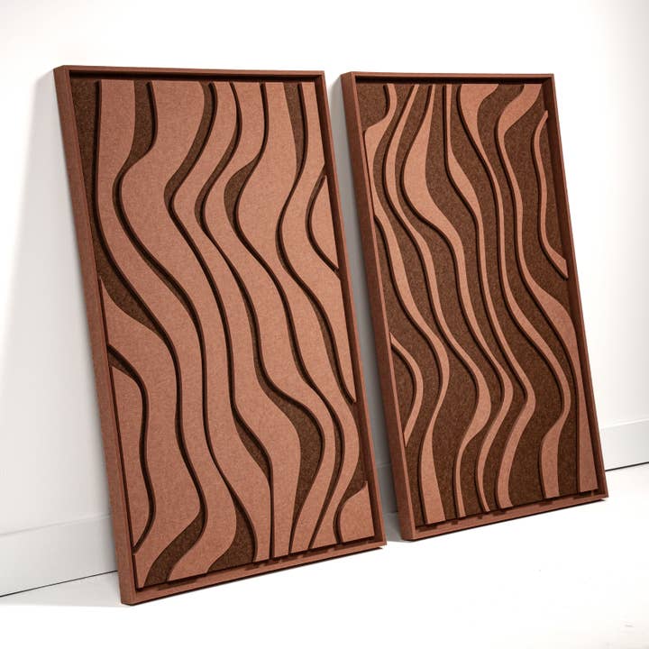 FeltArt Oasis Terra Bloom Taille L 70 x 110 cm Lot de 2 pour la vente par FeltArt