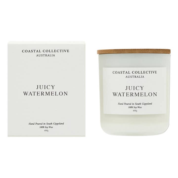 Coastal Collective Australia - Wholesale Jar/filled candle - JUICY WATERMELON XL CANDLE0