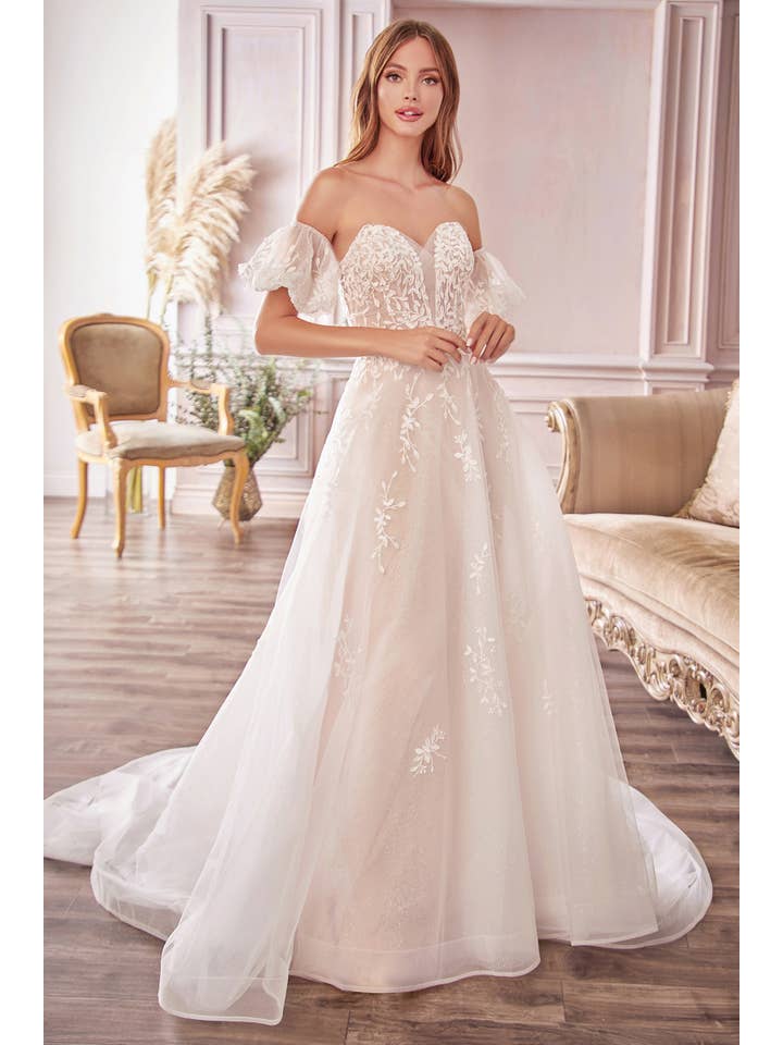 Off White-Nude ABITO DA SPOSA IN SALICE in vendita all'ingrosso su Faire