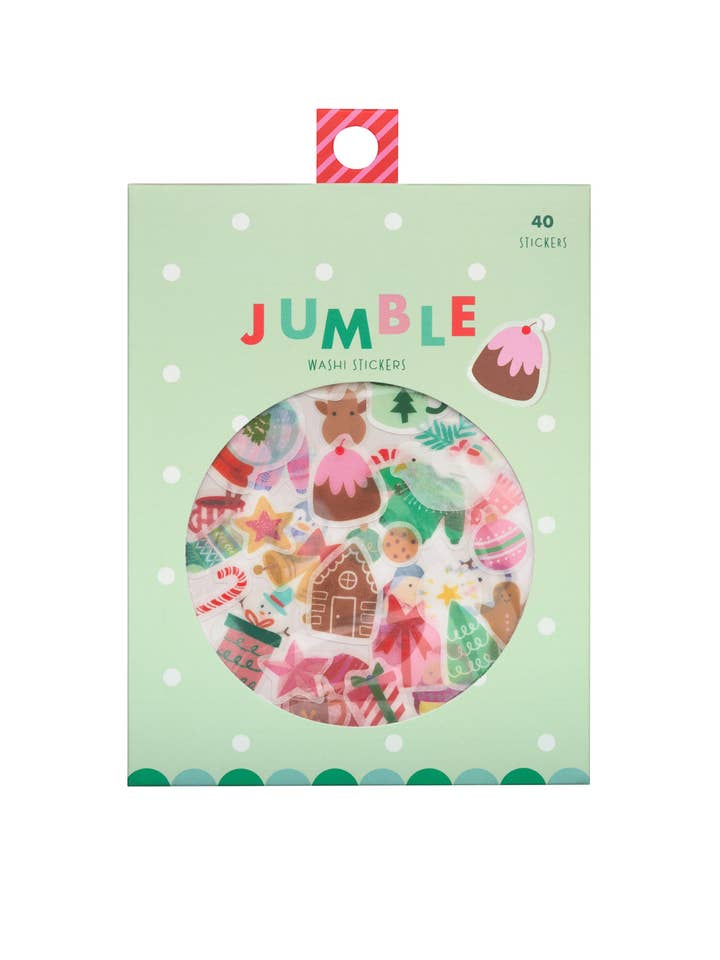 Autocollants Holidays Jumble Washi pour la vente par Girl of All Work