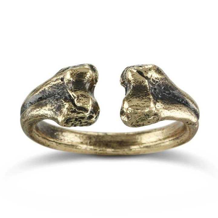 Bone ring - Brons voor wholesale door Lost Apostle
