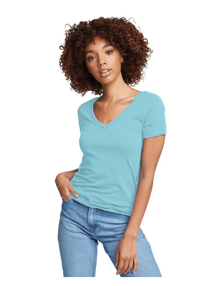 Total Apparel - Wholesale T-Shirt - Women's - Next Level N1540 - Ladies' Ideal V17