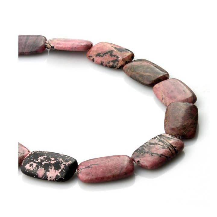 Rectangular Rhodonite Bead for wholesale by UniArt
