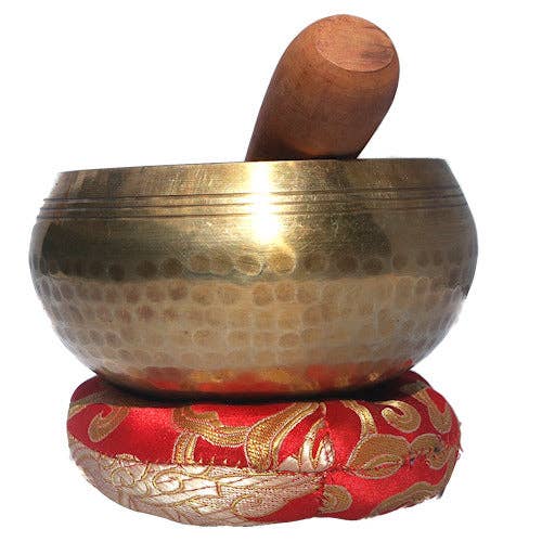 Hammer Singing bowl set 5" SB-095 for wholesale by Dorjebajra Tibet Shop