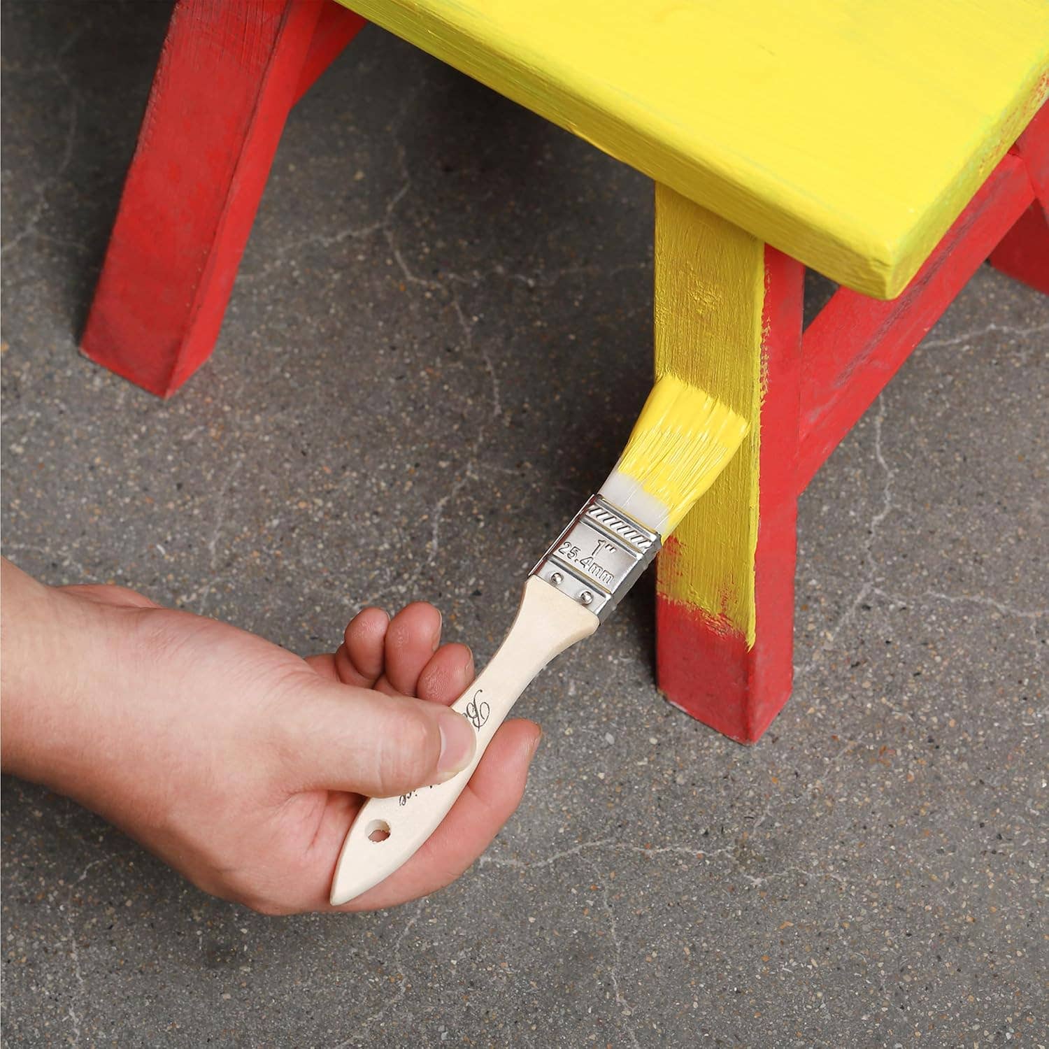 Bates Choice - Venta al por mayor Pinceles de pinturas/ceras - Bates- Brochas para Pintar, Paquete de 18, 1", 2", 3"6