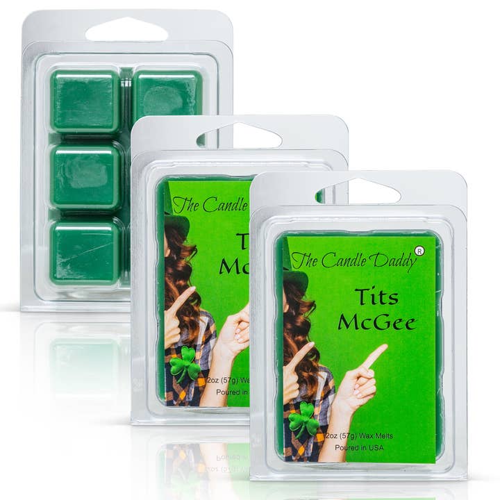 The Candle Daddy - Wholesale Wax Melt - Tits McGee - St. Patrick's Day Edition - Irish Apple Ale