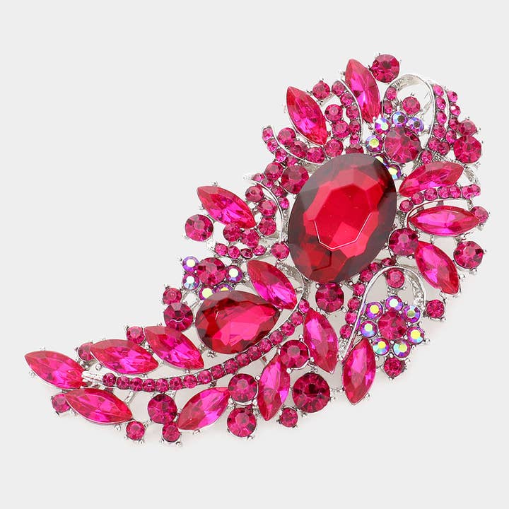 Sensibling Corp. – wholesale Brooch – Multi Stone Embellished Pin Brooch4