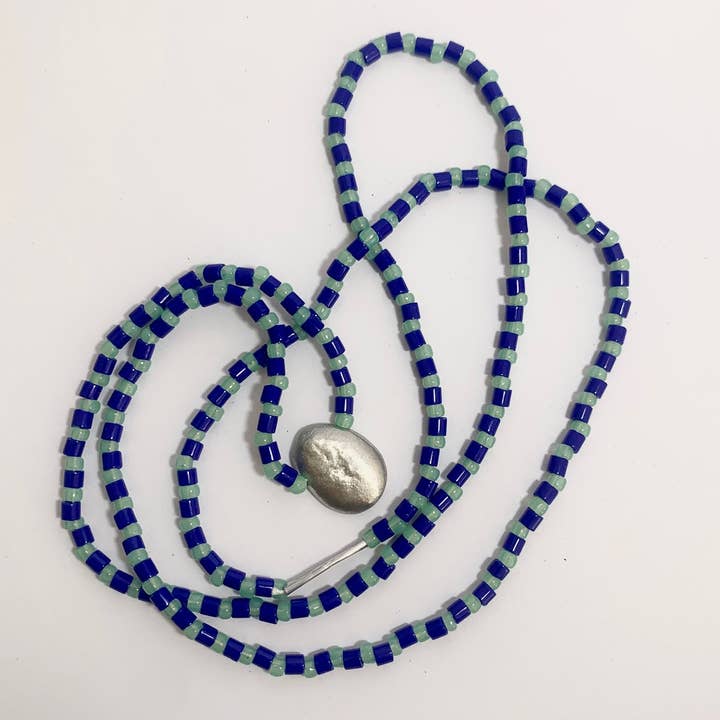 Pewter Puddle Necklace - Choice of Designs for wholesale by Kate Trouw