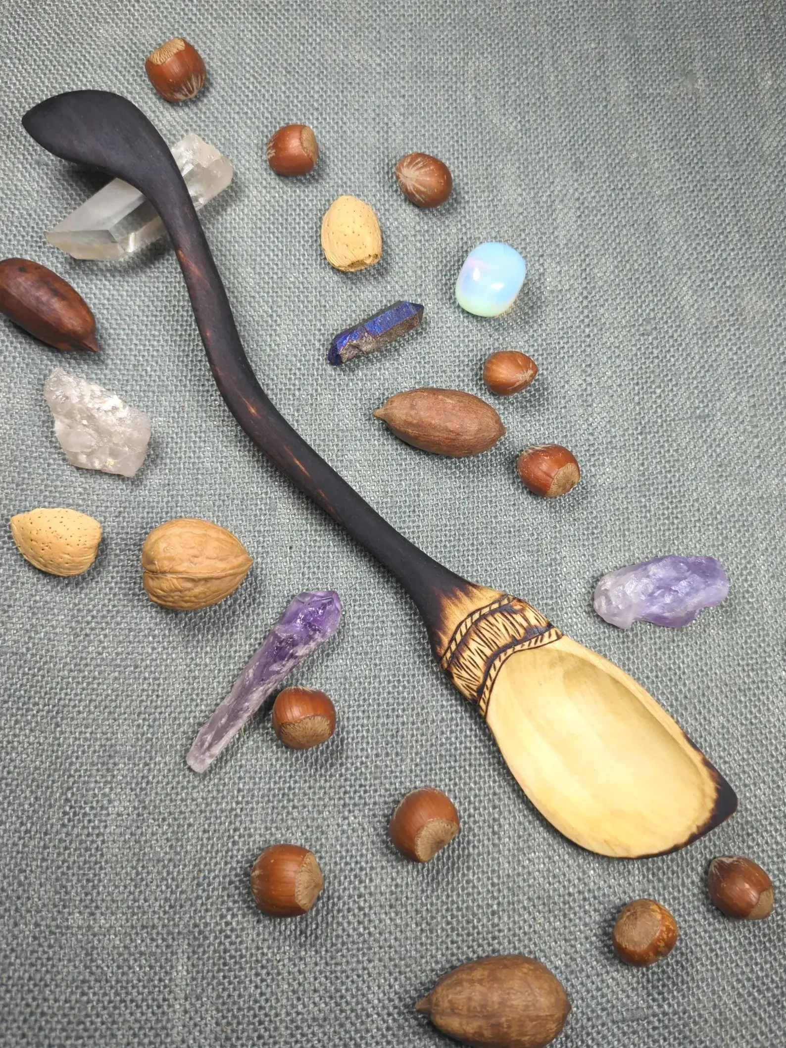 Chaos Woods - Wholesale Kitchen Spoon - Witch Broom Spoon - Hand carved Poplar wood for cooking4