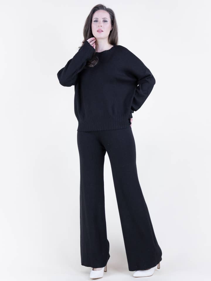 Neutral Comfy Crew Neck Pullover Sweater for wholesale by Original USA