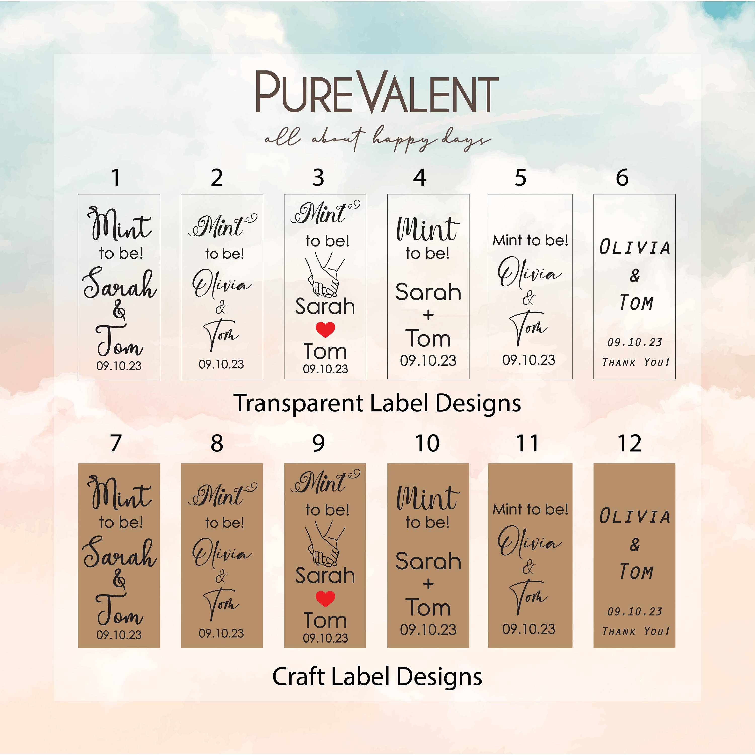 PureValent - Wholesale Party Favor - Personalized Mint To Be Favors for All Occasions8