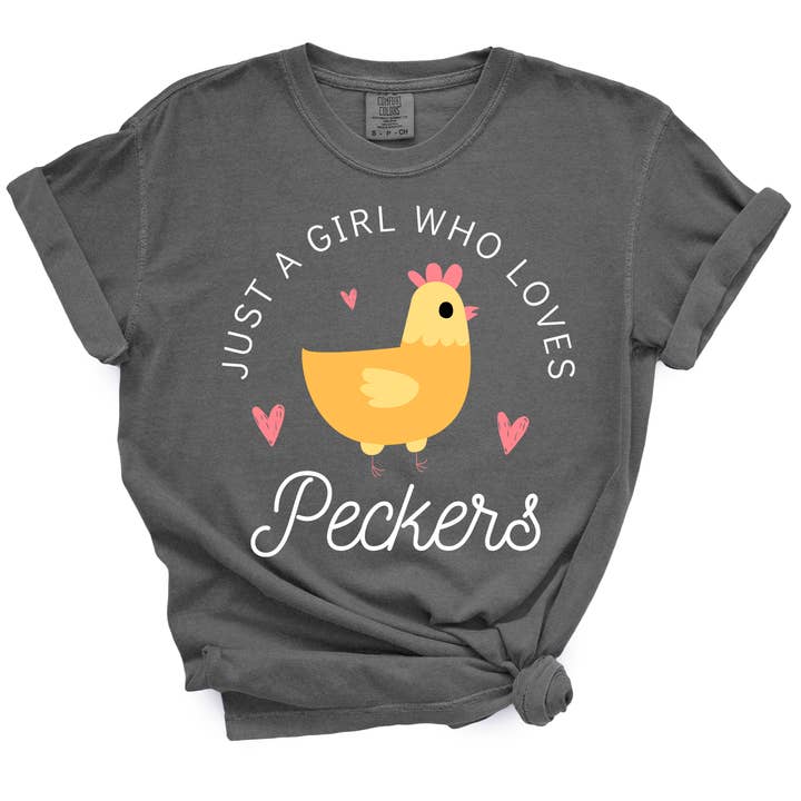 tcbco - Wholesale Screen Printed T-Shirt - Women's - Just A Girl Who Loves Peckers TShirt3