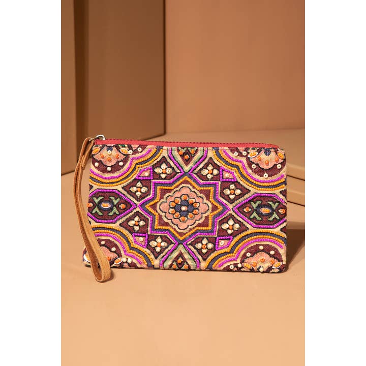 Handmade Lucy Beaded Clutch for wholesale on Faire