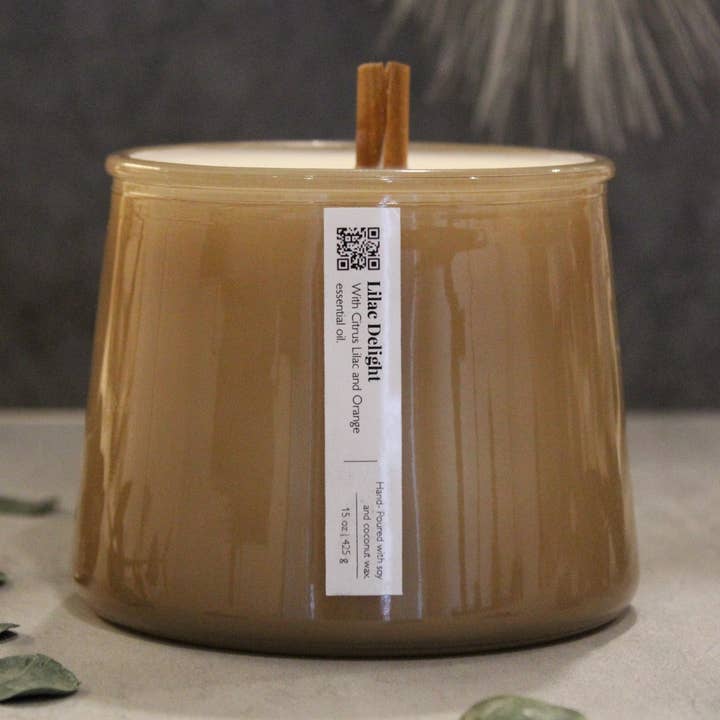 Lilac Delight Candle for wholesale by Ava Lit Candles