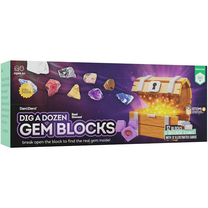 Dan&Darci - Wholesale Toy Set - Kids - Dig a Dozen Gem Blocks3
