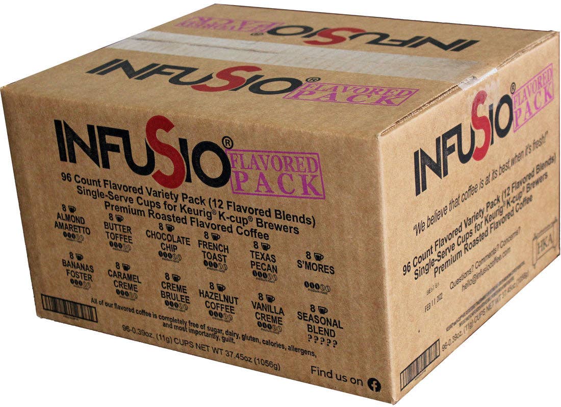 Lumina Global, Inc – Großhandel Kaffeepads & -kapseln – 96er Sortenpack K-Cup Pads mit 12 verschiedenen Geschmacksrichtungen2